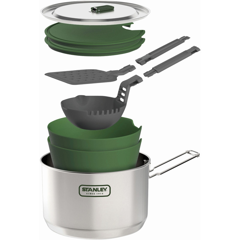 Stanley Kit de prep. y cocina Adventure de 10 piezas, vajilla de exterior