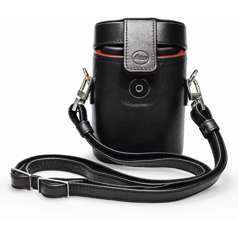 Leica Bolsa de piel negra para 10x25