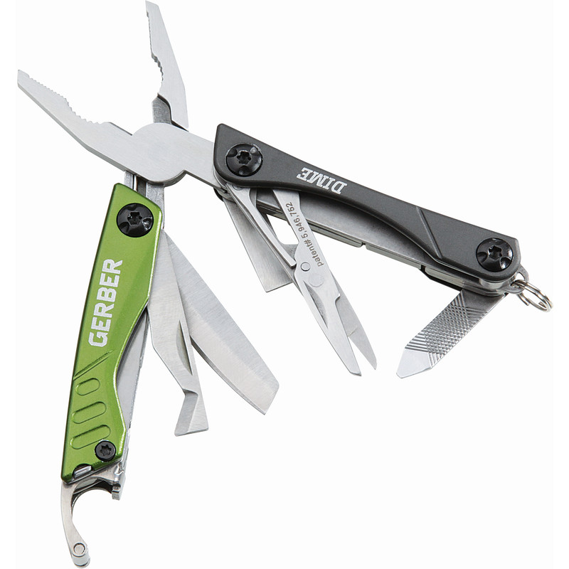 Gerber Kit multiherramienta mini DIME, gris-verde