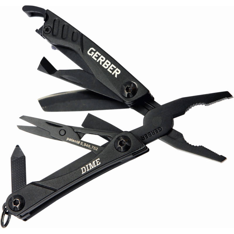 Gerber Kit multiherramienta mini DIME, negro