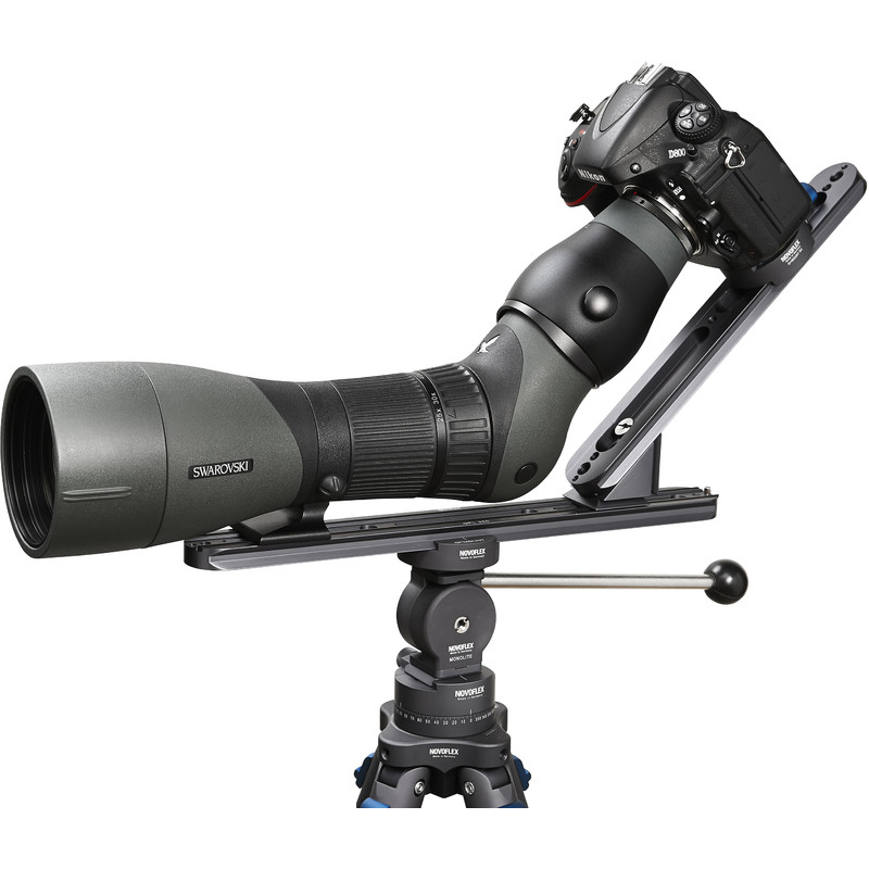 Novoflex Soporte QPL-SCOPE A de digiscoping para catalejos con visor angular