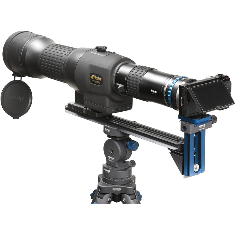 Novoflex Soporte QPL-SCOPE S de digiscoping para catalejos con visor recto