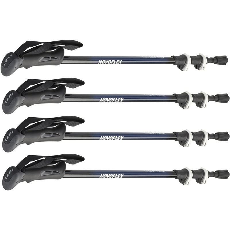 Novoflex QLEG Walk II SET, kit de 4 bastones de marcha