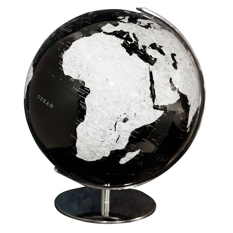 Columbus Globo terráqueo Artline black Swarovski Zirkonia 36cm