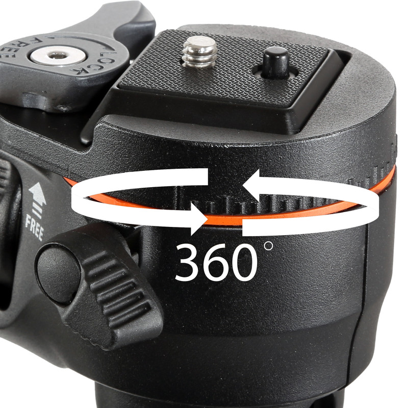 Vanguard Trípode de aluminio Alta CA 233AGH