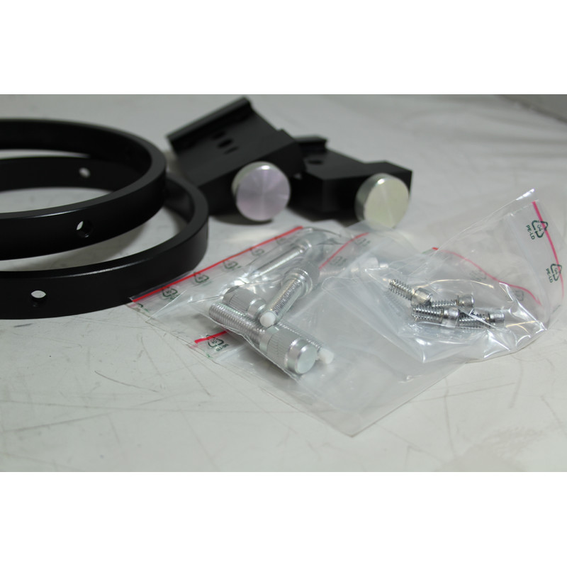 Abrazaderas para telescopios guía 150mm con abrazadera rider de 2