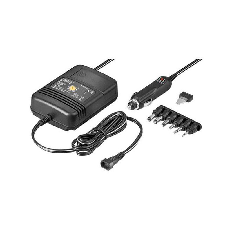 TS Optics Cable Fuente de alimentación de kit de adaptadores coax. con conector para mechero