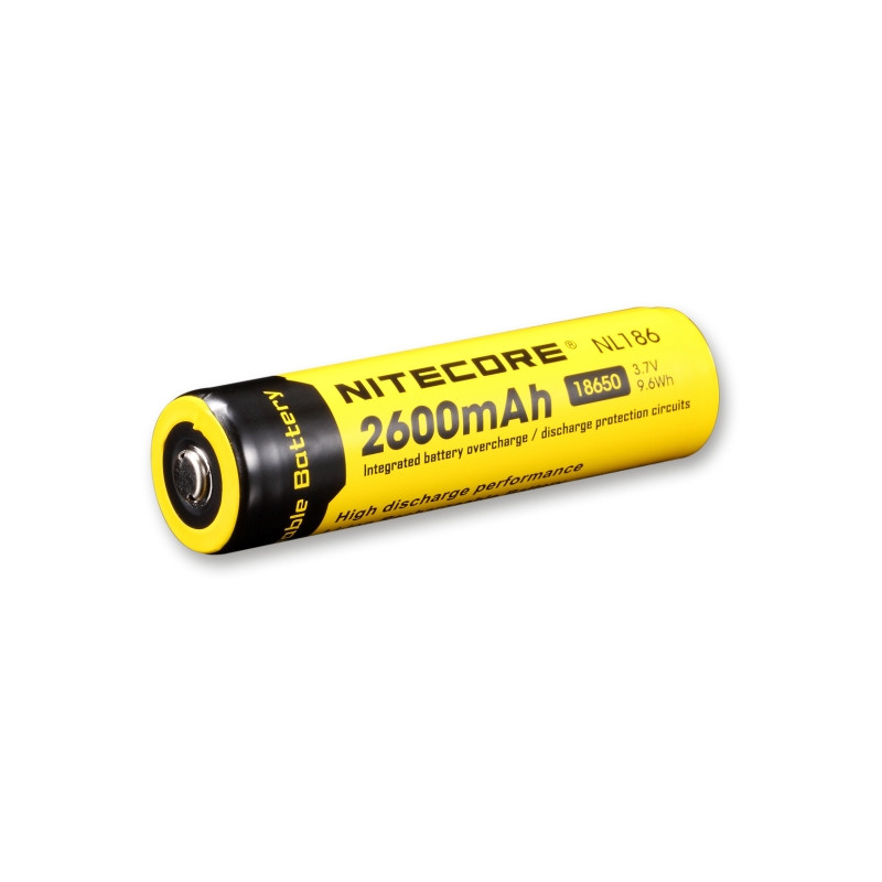 Nitecore Batería de Li-ION 18650, 2600mAh