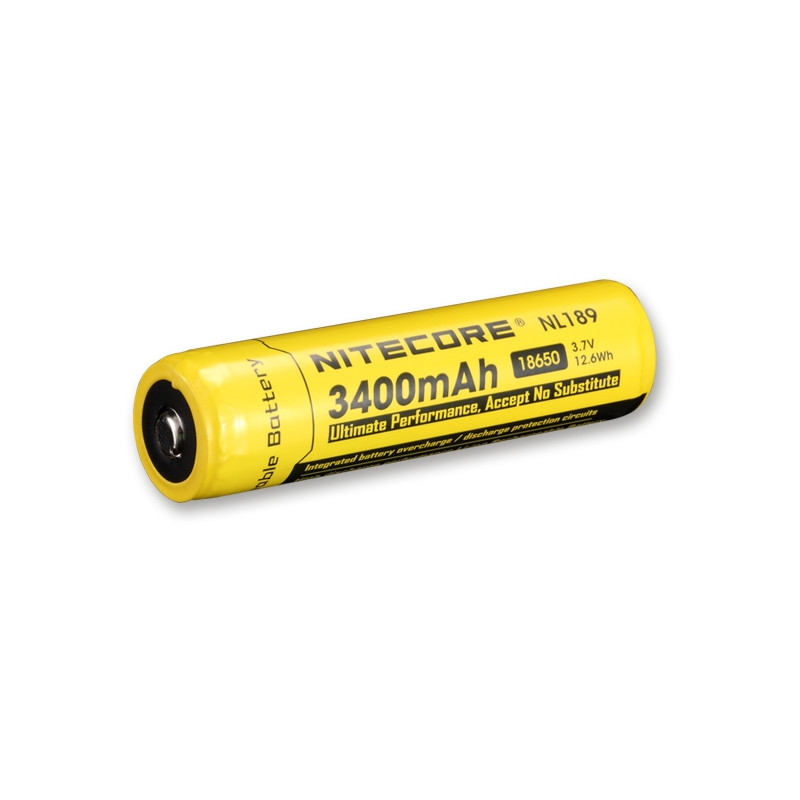Nitecore Batería de Li-ION 18650, 3400mAh