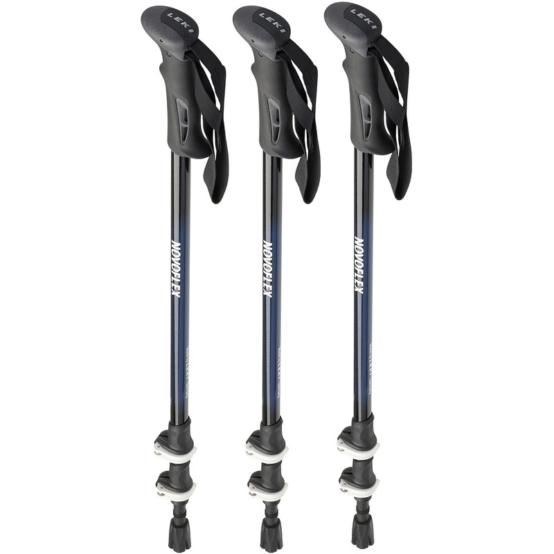 Novoflex Kit de bastones de marcha 3x QuadroLeg Walk II