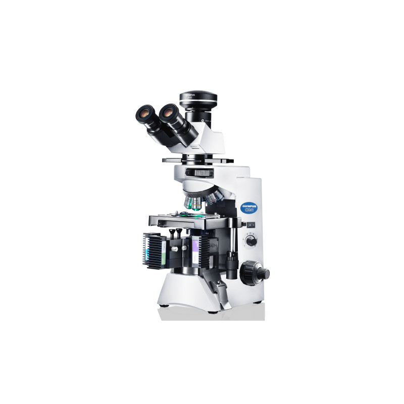 Evident Olympus Microscopio CX41 Fluorescencia, trino, Hal, 40x,100x, 400x