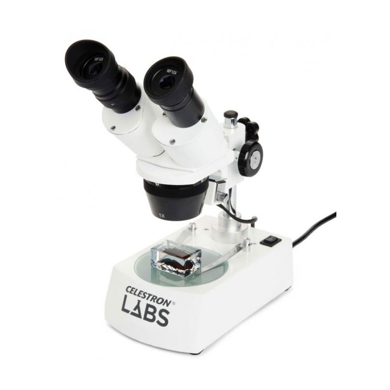 Celestron Microscopio estereo LABS S10-60, 10x/20x/30x/60x, LED