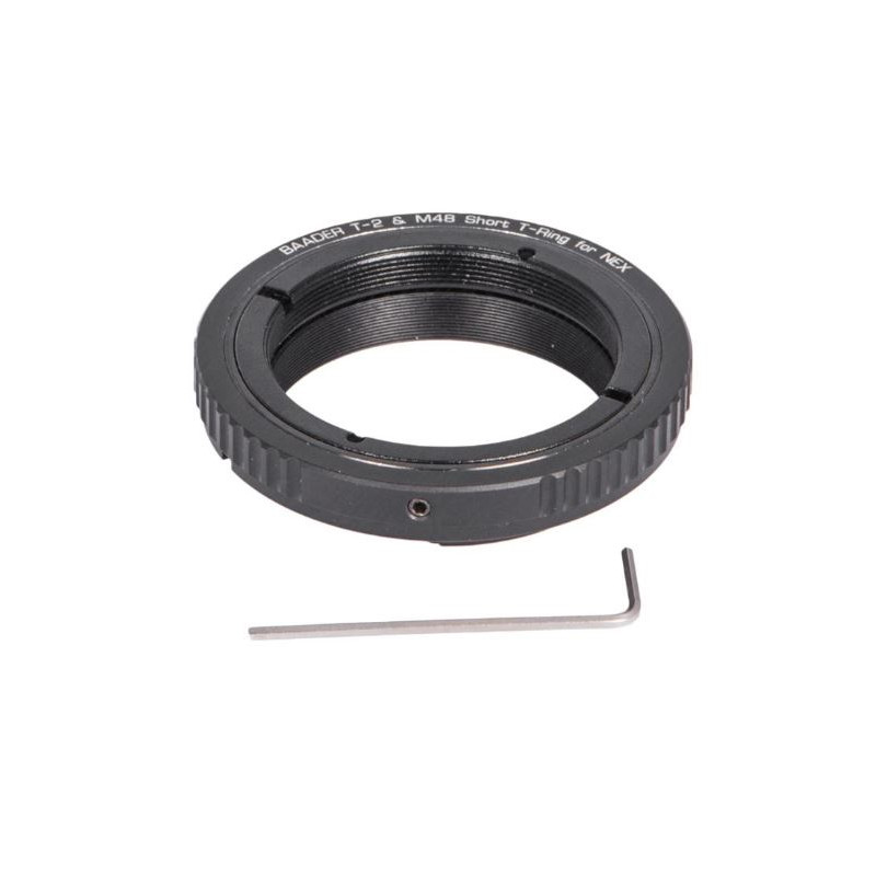 Baader Anillo T para bayoneta Sony E/NEX con D52/M48 y rosca T2