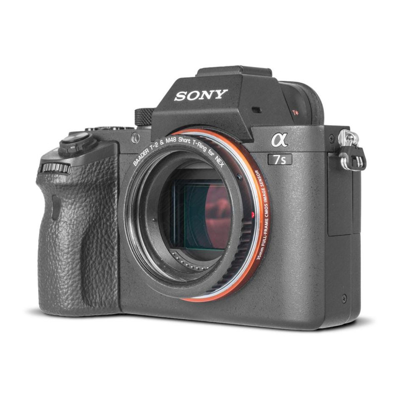 Baader Anillo T para bayoneta Sony E/NEX con D52/M48 y rosca T2