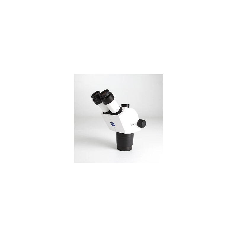 ZEISS Cabazal estereo microsopio Stemi 305; trino; clickstop; Greenough; w.d.110mm; 10x/23; Zoom 5:1; 0,8x-4,0x; LED