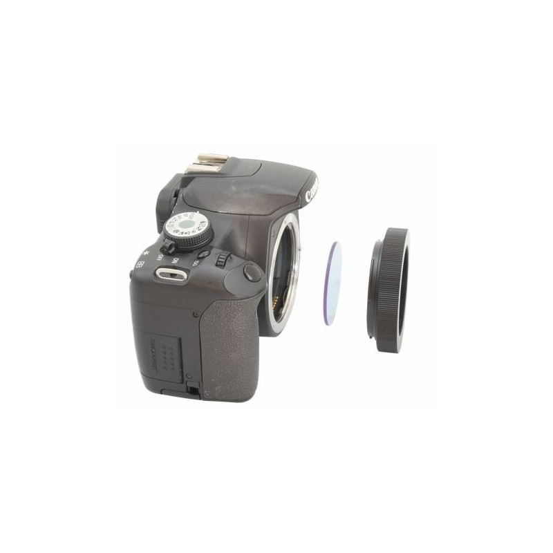 PrimaLuceLab Adaptador para cámaras Anillo T2 Canon EOS con portafiltros 2".