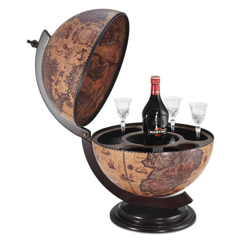 Zoffoli living Globo minibar Sfera Ebony 42cm