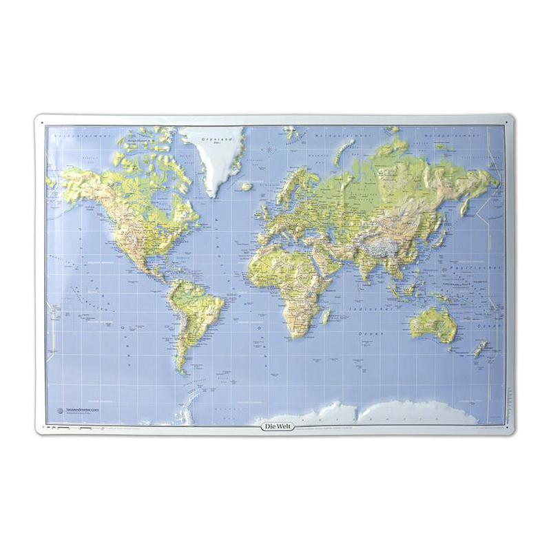 Kober-Kümmerly+Frey Mapamundi Mapa magnético del mundo, 3D Magnet Weltkarte,  1:73 millones
