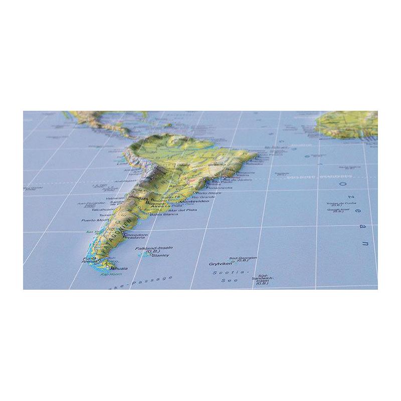 Stellanova Mapamundi Mapa magnético del mundo, 3D Magnet Weltkarte,  1:73 millones