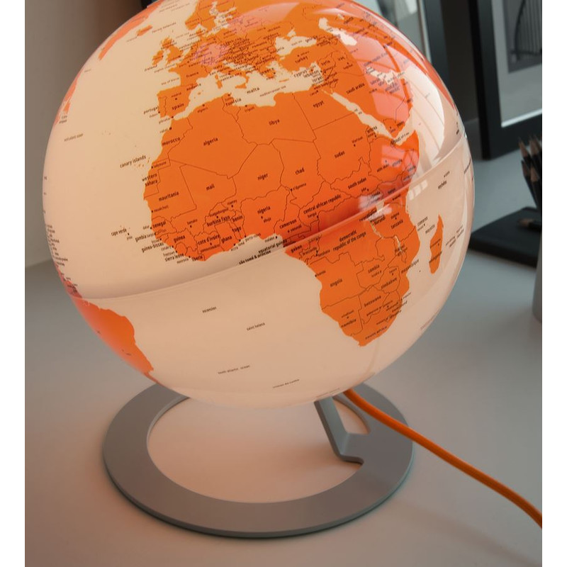 Räthgloben Globo terráqueo iGlobe Light Orange 25cm