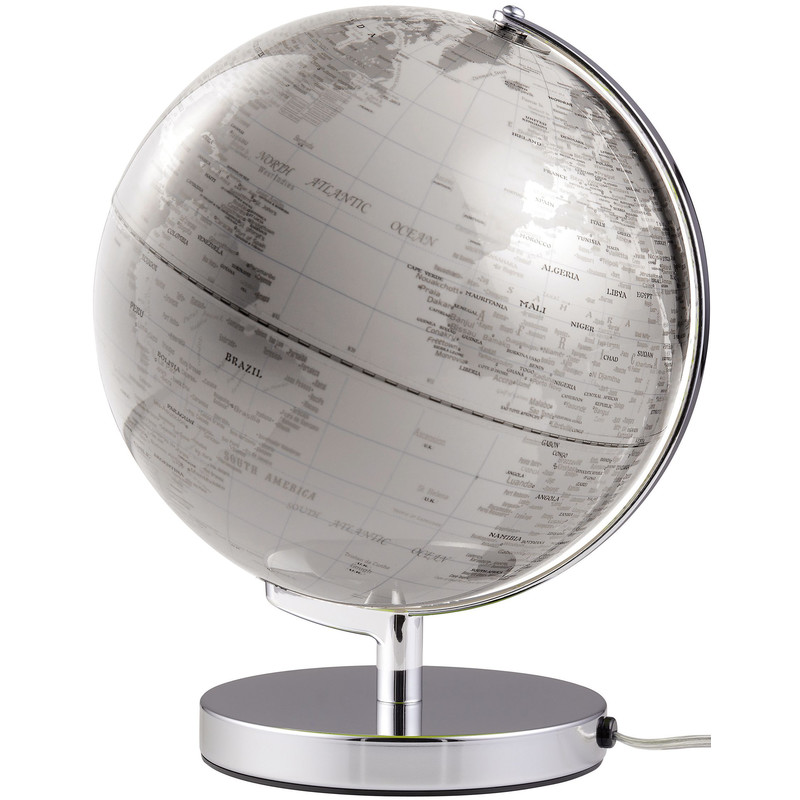 TROIKA Globo terráqueo Terra White Light 25cm