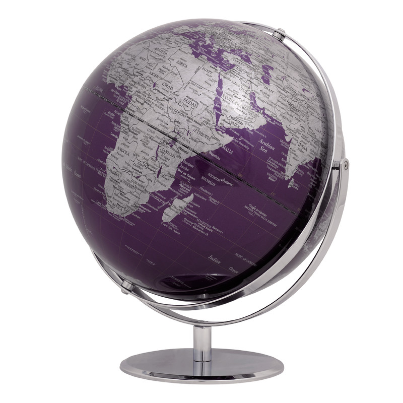 TROIKA Globo terráqueo Juri Purple 30cm