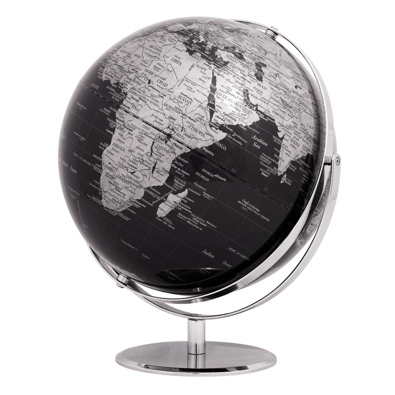 TROIKA Globo terráqueo Juri Black 30cm