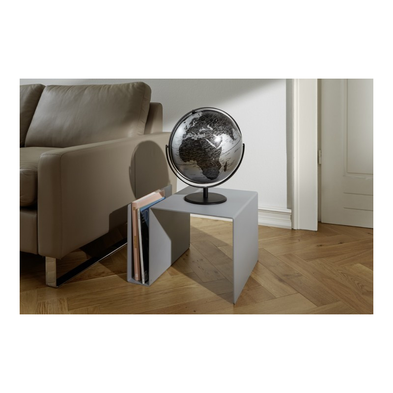 TROIKA Globo terráqueo Juri Saturn Silver 30cm