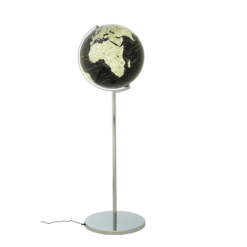 TROIKA Globo terráqueo de pie Sojus Black 43cm
