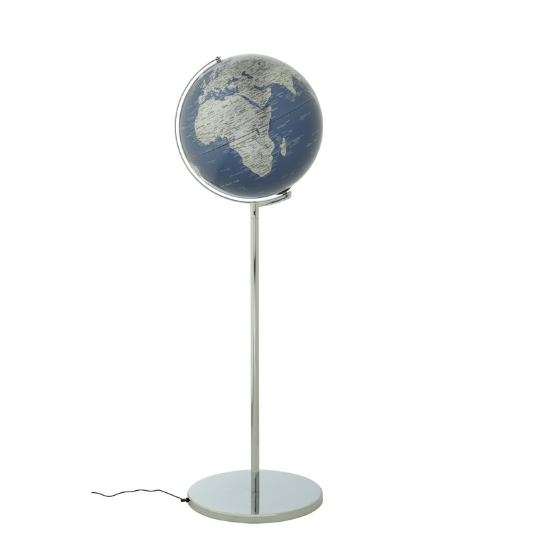 TROIKA Globo terráqueo de pie Sojus Blue 43cm
