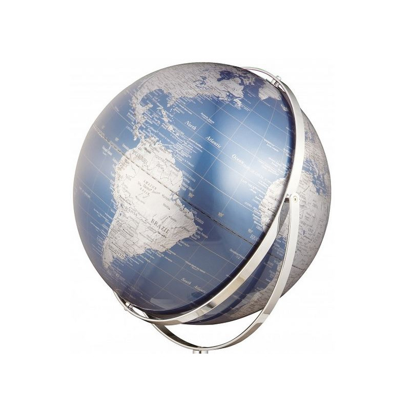 TROIKA Globo terráqueo de pie Apollo 17 Blue 43cm
