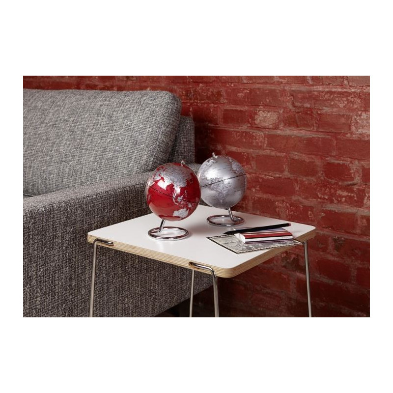 TROIKA Mini globos terráqueos Galilei Red 13cm
