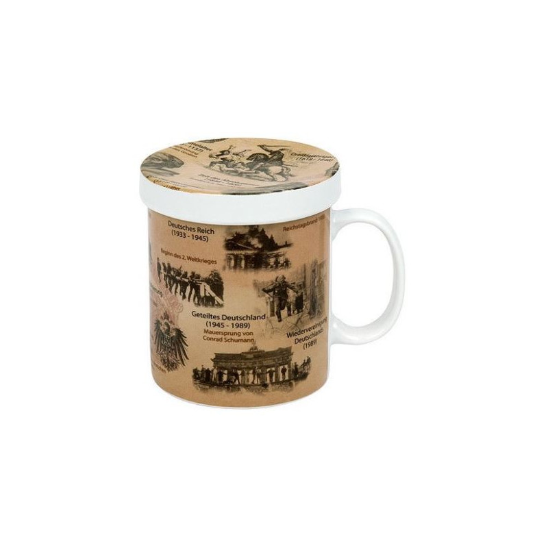 Könitz Taza Wissensbecher für Teetrinker Deutsche Geschichte