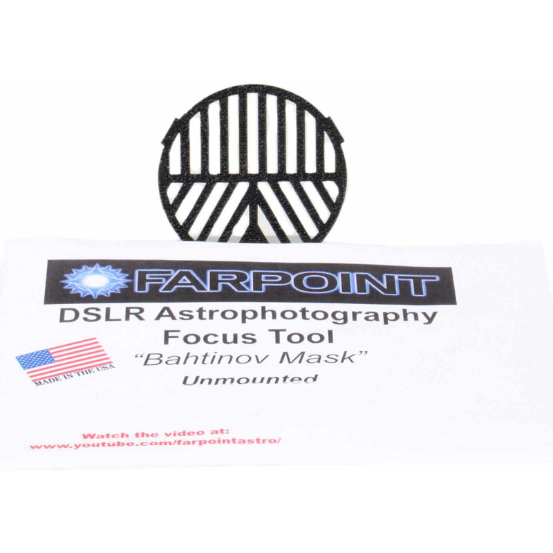 Farpoint Máscara de enfoque Bahtinov Snap-in para DSLR con diámetro de filtro de 82mm