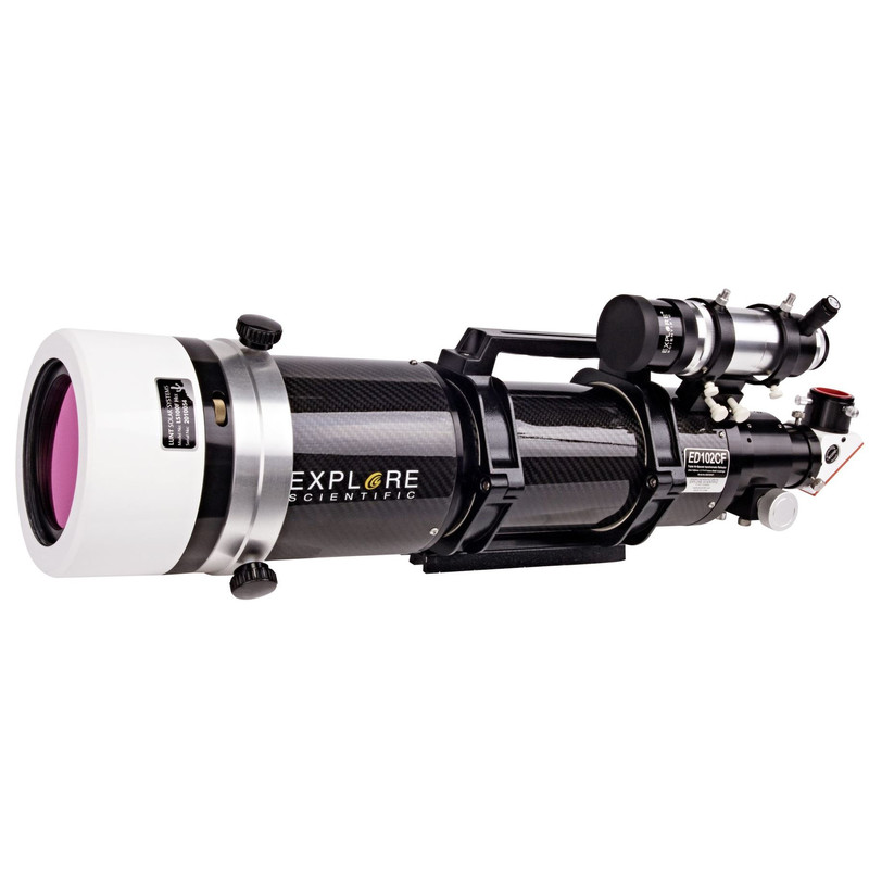 Explore Scientific Refractor apocromático AP 102/712 ED CF Lunt LS100F H-alpha B1200 OTA