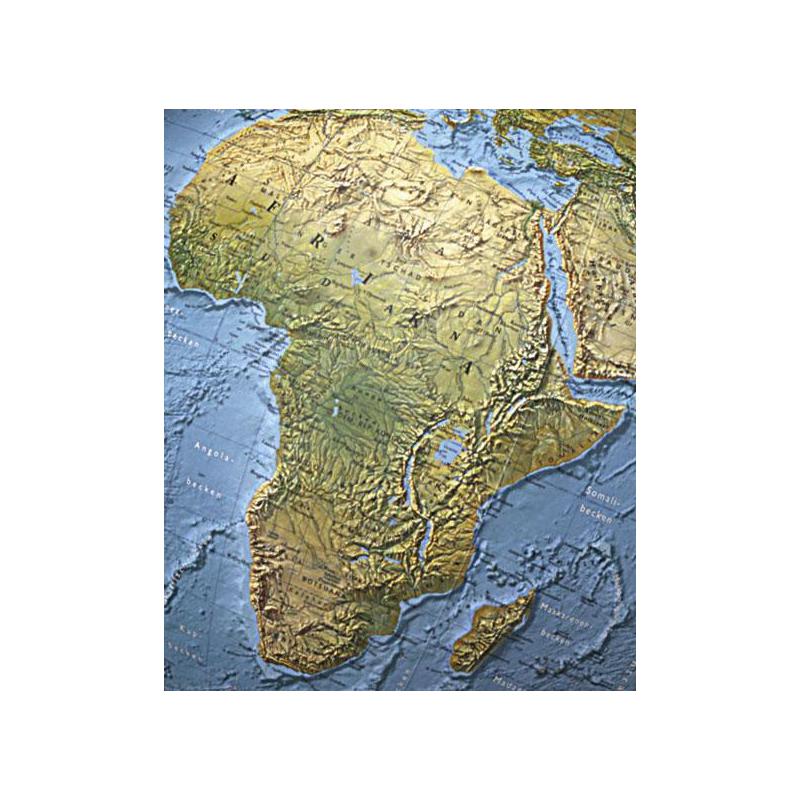 Columbus Globo terráqueo de pie Duorama Acero noble 40 cm (Francés)