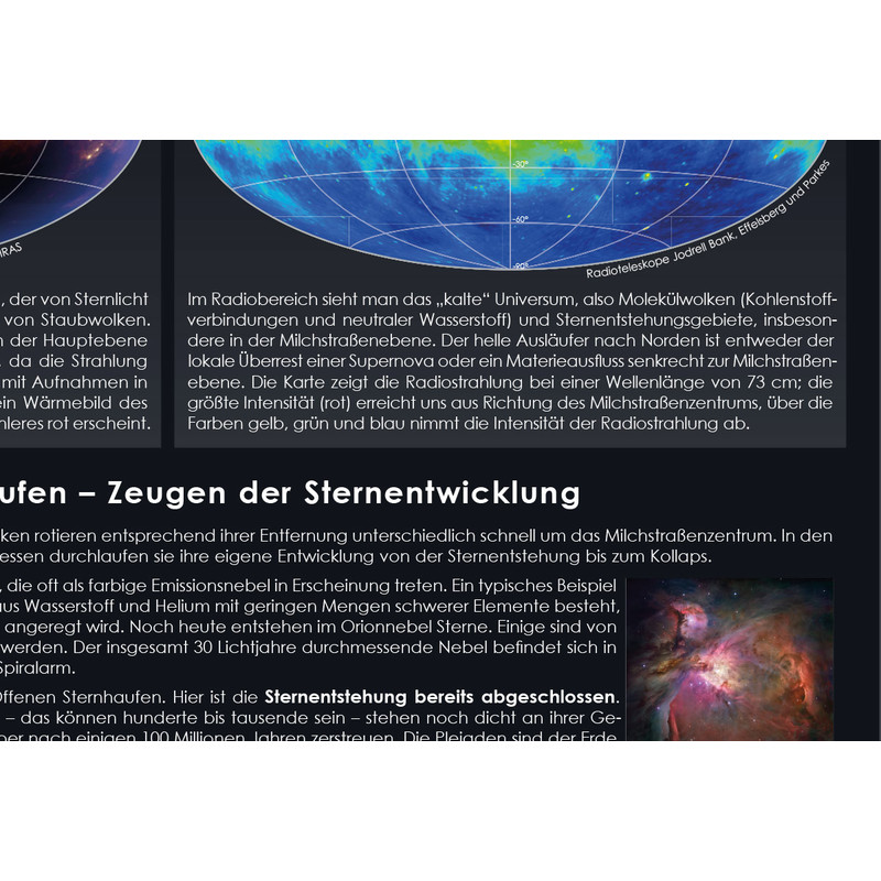 Astronomie-Verlag Póster Unsere Milchstraße