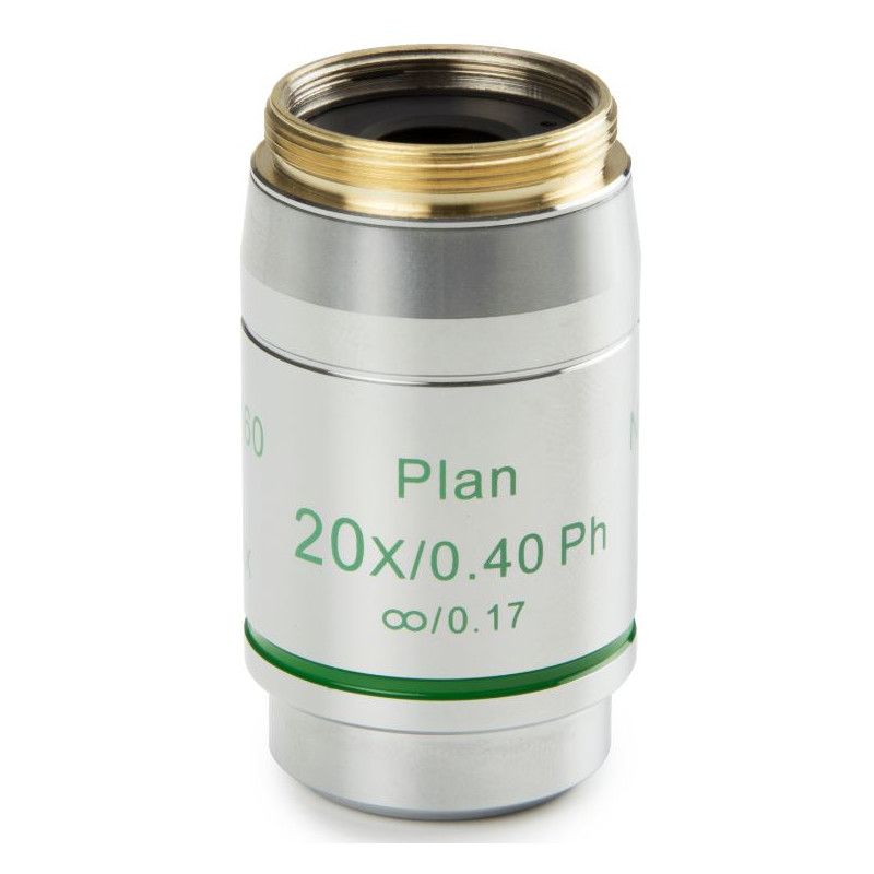 Objetivo Euromex DX.7720, 20x/0,40 PLPHi, plano, de fase, infinito (Delphi-X)
