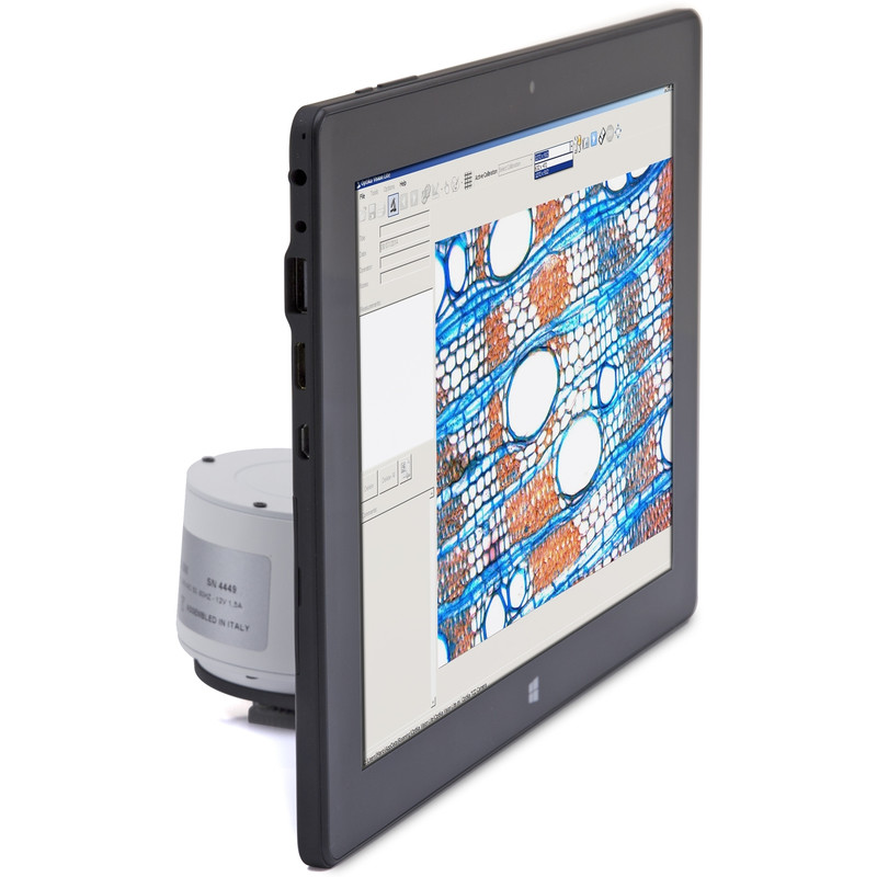 Optika Cámara TB-3WA color, CMOS, 1/2", 3.14 MP, USB 2.0, Tablet 10.1", 4 Core