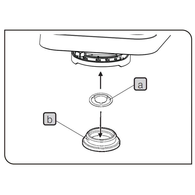 Evident Olympus Disco insertable para campo oscuro secante CH2-DS para objetivos hasta NA 0,65 (solo en combinación con CH2-FH)