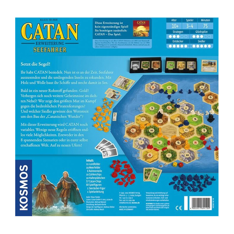Kosmos Verlag Los colonos de Catán - Expansión Marinos