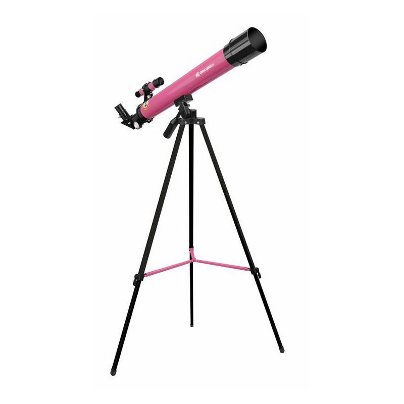 Bresser Junior Telescopio 50/600 AZ rosado