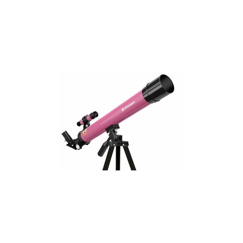 Bresser Junior Telescopio 50/600 AZ rosado