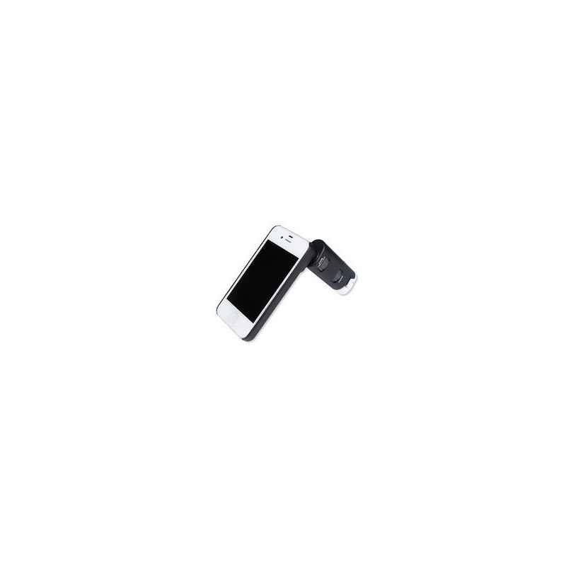 Carson MM-250, microscopio para smartphone, adaptador para iPhone/4S