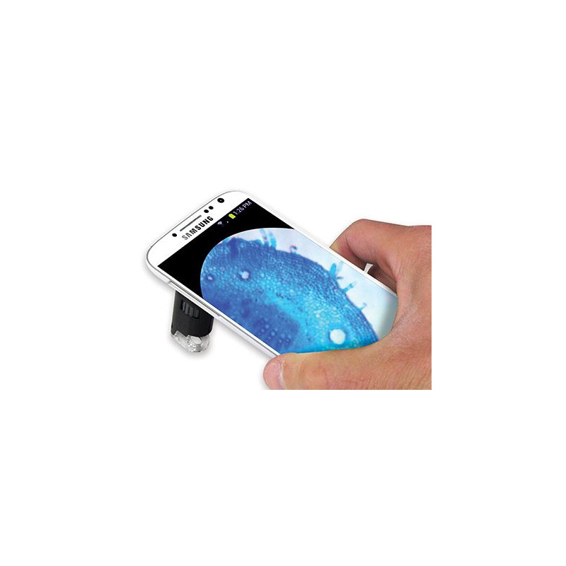 Carson MM-240, microscopio para smartphone, adaptador para Galaxy S4