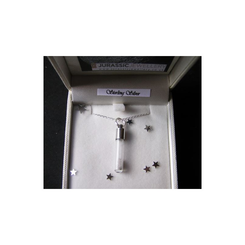 Jurassic Jewellery Meteorito Cadena de polvo lunar de (vial)