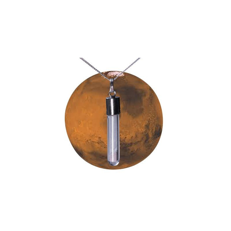 Jurassic Jewellery Meteorito Cadena de polvo de Marte de (vial)