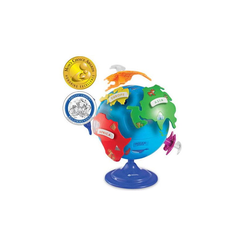 Learning Resources Globo terráqueo puzzle de 20cm