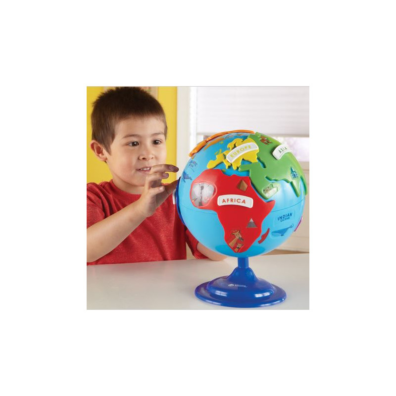 Learning Resources Globo terráqueo puzzle de 20cm