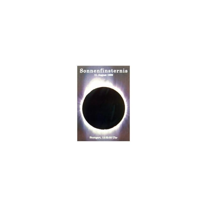 Póster Eclipse del Sol,  Stuttgart, el 11de agosto de 1999